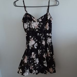 Talula Black Floral Dress size XS